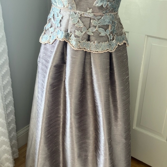 Adrianna Papell mother of the bride or groom gown dress EUC 4P pockets - Picture 7 of 17